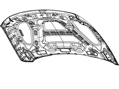 Ram 1500 Hood - 68160234AC