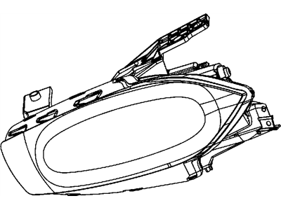 Mopar 68085140AK Headlight Right