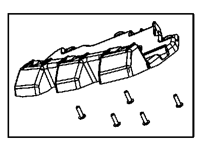 Mopar 68189351AA Bracket K-FASCIA