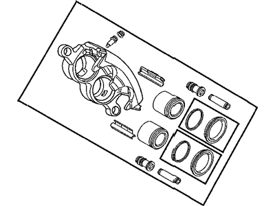 Mopar 5139929AB CALIPER-Disc Brake