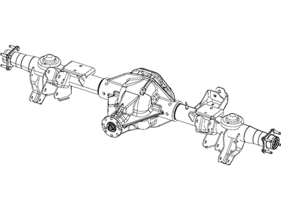 Mopar 68002298AB Axle-Rear Complete