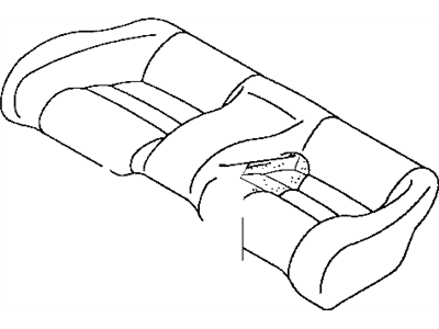 Mopar MR140273 Cable-Rear Seat