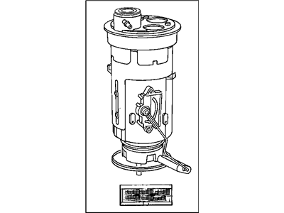 2008 Dodge Dakota Fuel Pump - 68025169AA