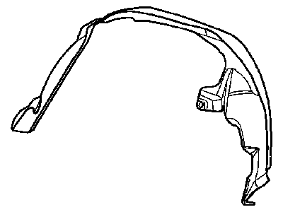 Mopar 55136228AB Shield-Front Fender