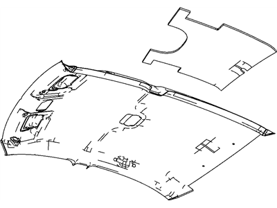 Mopar 1NJ43DW1AA HEADLINER-None