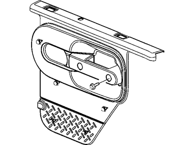 Mopar 5KE35ZJ8AD Panel-Rear Door Trim