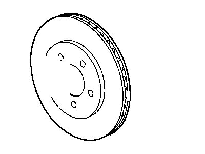 Mopar 4779712AA Front Brake Rotor