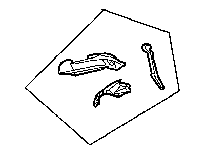 Mopar 4575635AL Extension-Quarter Panel