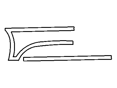 Mopar 5103128AA Molding-Body Side