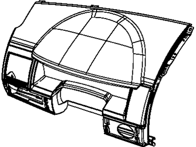 Mopar 1ER651DVAB Bezel-Instrument Cluster