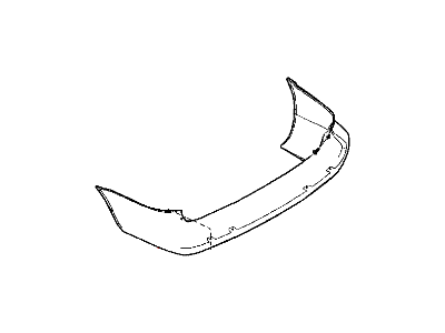 Mopar SH27YQSAA Rear Bumper Cover