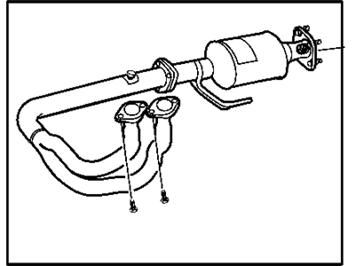 Exhaust System - 2000 Jeep Wrangler