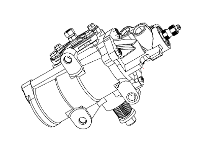 2011 Ram 3500 Steering Gear Box - 52122316AF