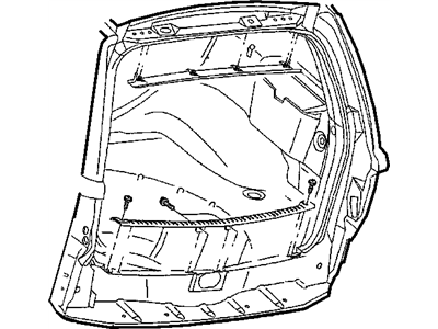 Mopar 5FA67LAZAC Panel-LIFTGATE