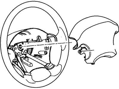 Mopar RB63WL8AA Driver Air Bag