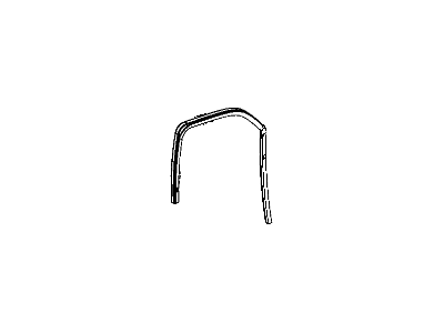 Mopar 55360936AE WEATHERSTRIP-Rear Door Glass Run