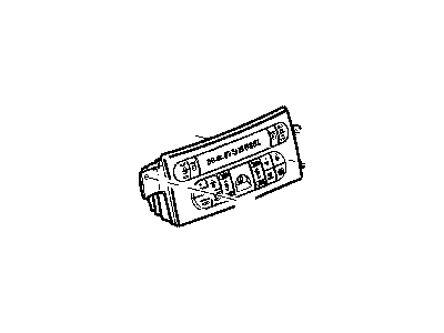 Mopar 5005080AD Air Conditioner And Heater Control