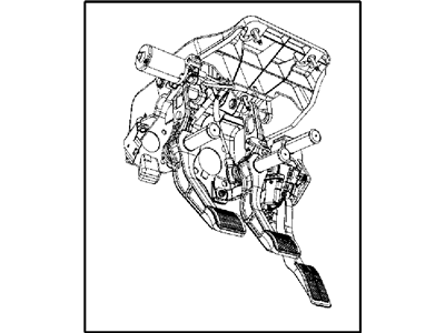 Mopar 68048415AB Pedal-Adjustable