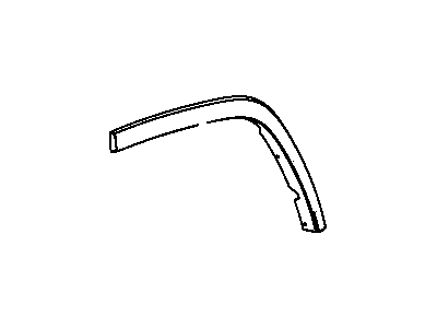 Mopar 1MP34RXFAG Molding-Quarter Panel