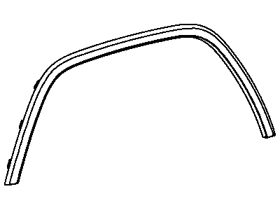 Mopar 1PC81TZZAD Molding-Fender