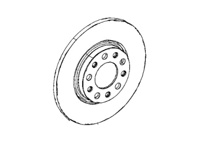 2016 Chrysler 200 Brake Disc - 68280294AA