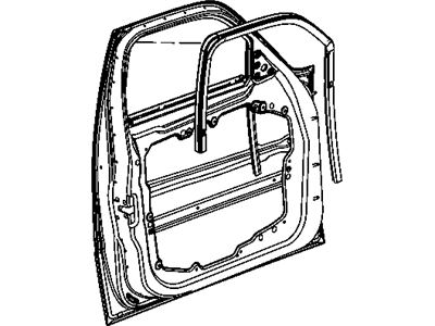 Mopar 55360934AF WEATHERSTRIP-Front Door Glass Run