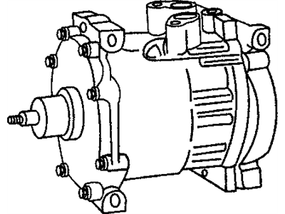 1995 Dodge Ram Wagon A/C Compressor - 55036887