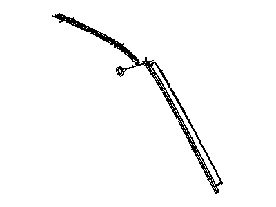 Mopar 55276466AA RETAINER-BODYSIDE Seal