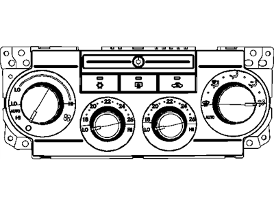 Mopar 55111876AC Air Conditioner And Heater Control