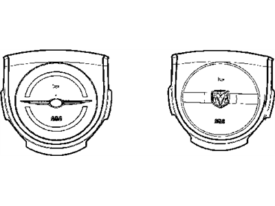 Mopar 1AF34ZP7AA Cover Air Bag Module