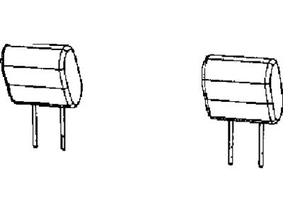 Mopar 5MG851X9AA HEADREST-Rear