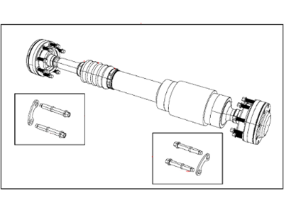 2017 Jeep Wrangler Drive Shaft - 52123553AA