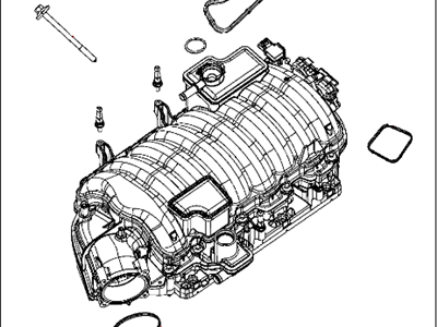 Mopar 68190715AA Engine Intake Manifold Complete Assembly