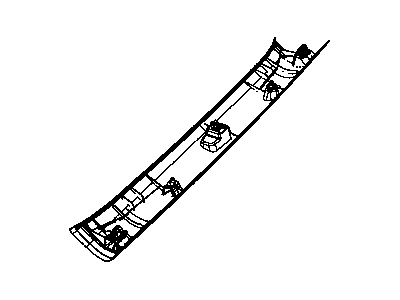 Mopar TW50DW1AE Panel-Rear Header