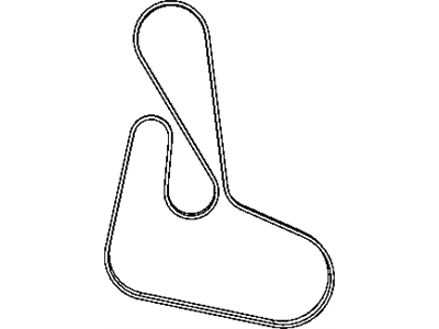 Mopar 4891804AA Belt-SERPENTINE