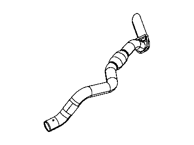 Mopar 55398328AC Exhaust Resonator And Tailpipe