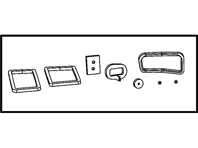 Mopar 68048898AA Seal Kit-A/C And Heater Unit