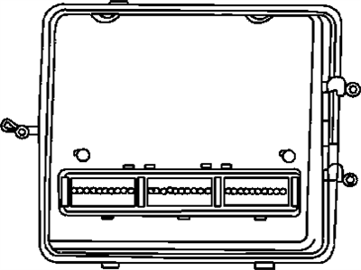 1999 Dodge Viper Engine Control Module - 4848924AA