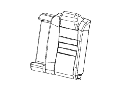 Mopar 6XM82JRRAA Cover-Rear Seat Back