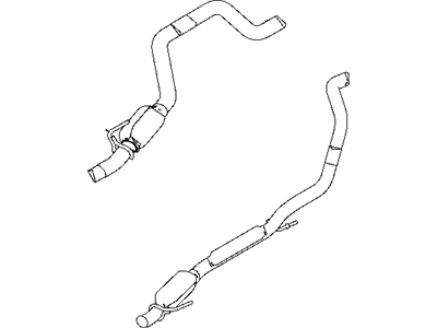 2009 Dodge Ram 1500 Exhaust Pipe - 55398333AF