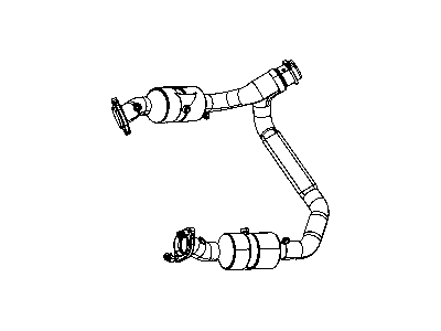 Dodge Ram 1500 Catalytic Converter - 68052532AA