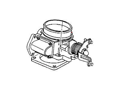 5161510AA - Genuine Mopar Throttle Body