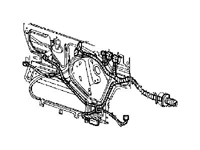 Mopar 56021184AI Wiring-Front Door