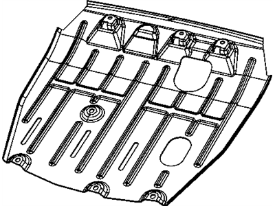 Mopar 5105236AB SKIDPLATE-Front