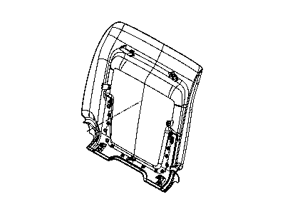 Mopar 1UP04BD3AB Panel-Front Seat Back