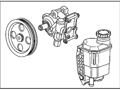 2011 Ram 1500 Power Steering Pump - 68069904AB