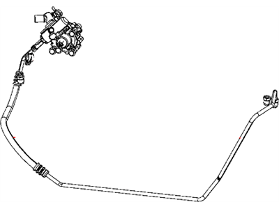 Mopar 52059900AF Line-Power Steering Pressure