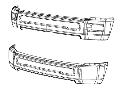 2012 Ram 2500 Bumper - 1HN79RXFAB