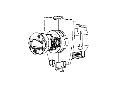 Jeep Door Lock Cylinder - 68166327AA