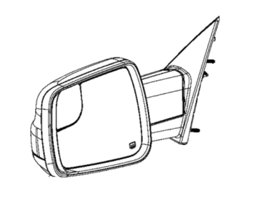 Mopar 5ZK42JWDAH Mirror-Outside Rearview